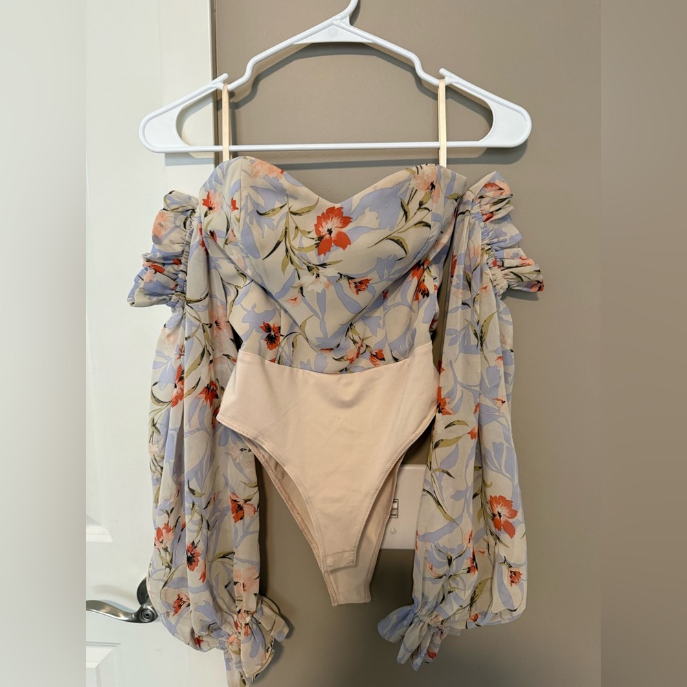 Floral Off-Shoulder Bodysuit